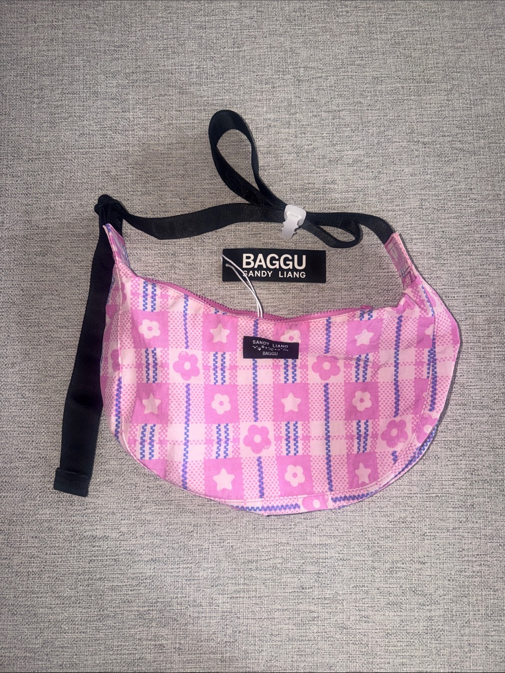 BAGGU SANDY LIANG MEDIUM NYLON CRESCENT BAG